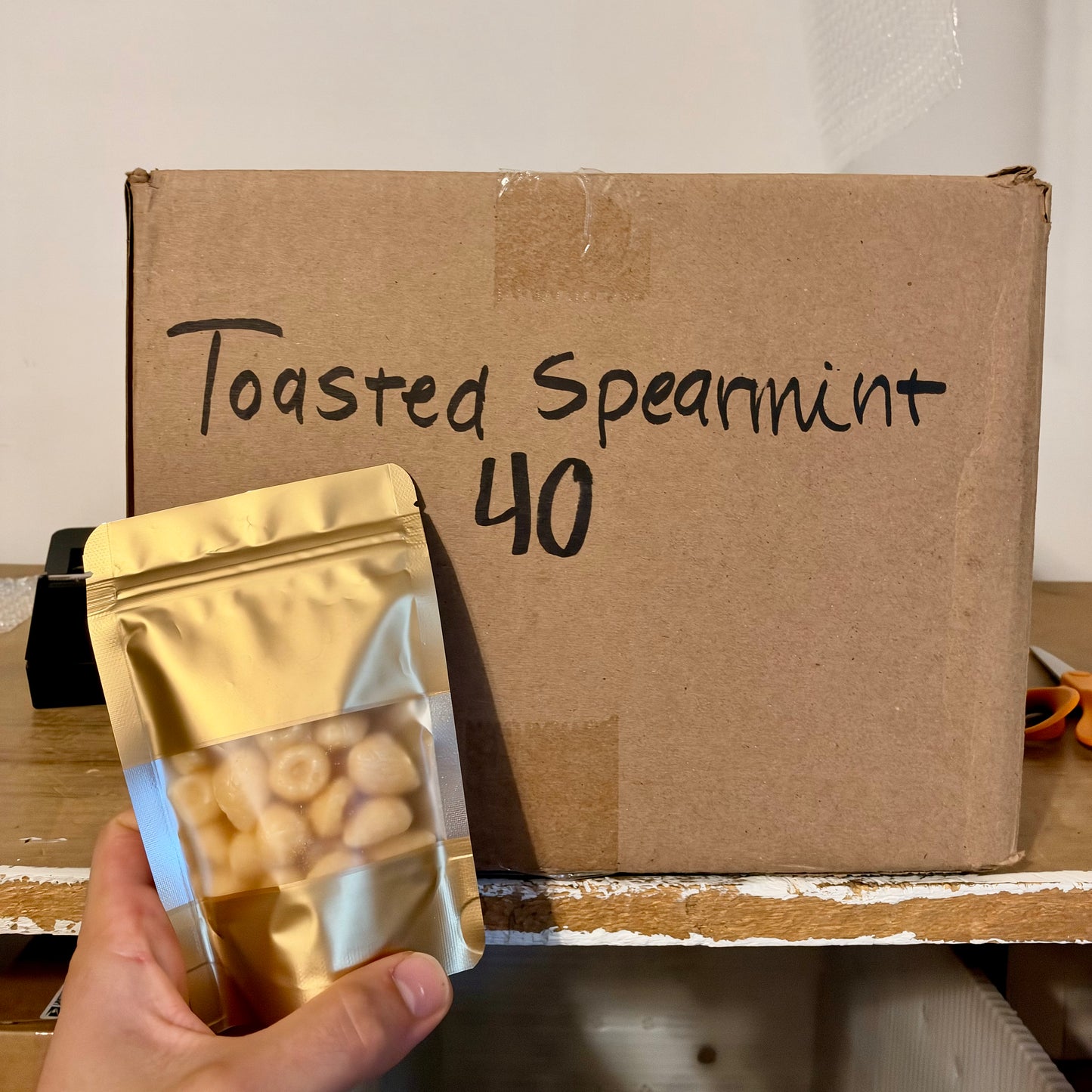 Jeff's Experimental Toasted Spearmint Drops