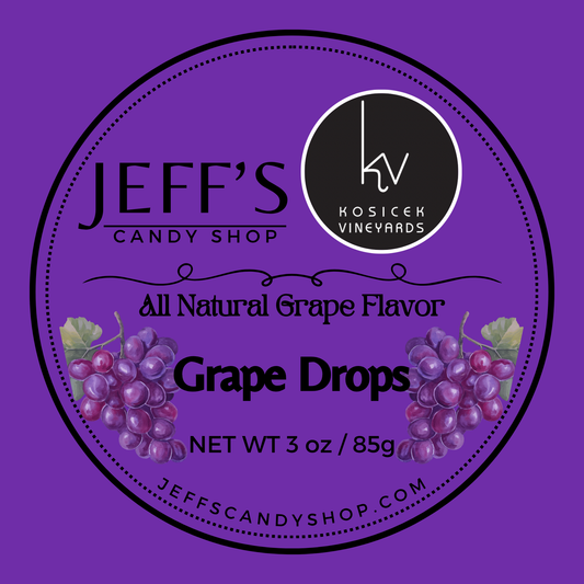 Jeff’s X Kosicek Vineyards Grape Drops