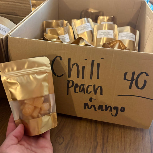 Jeff's Experimental Chili Peach Mango Drops
